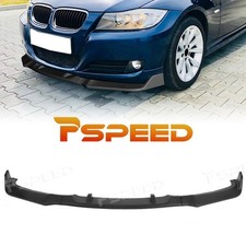 Matte Black Front Bumper Spoiler Lip Trim For Bmw E90 E91 325i 330i 2006-2008