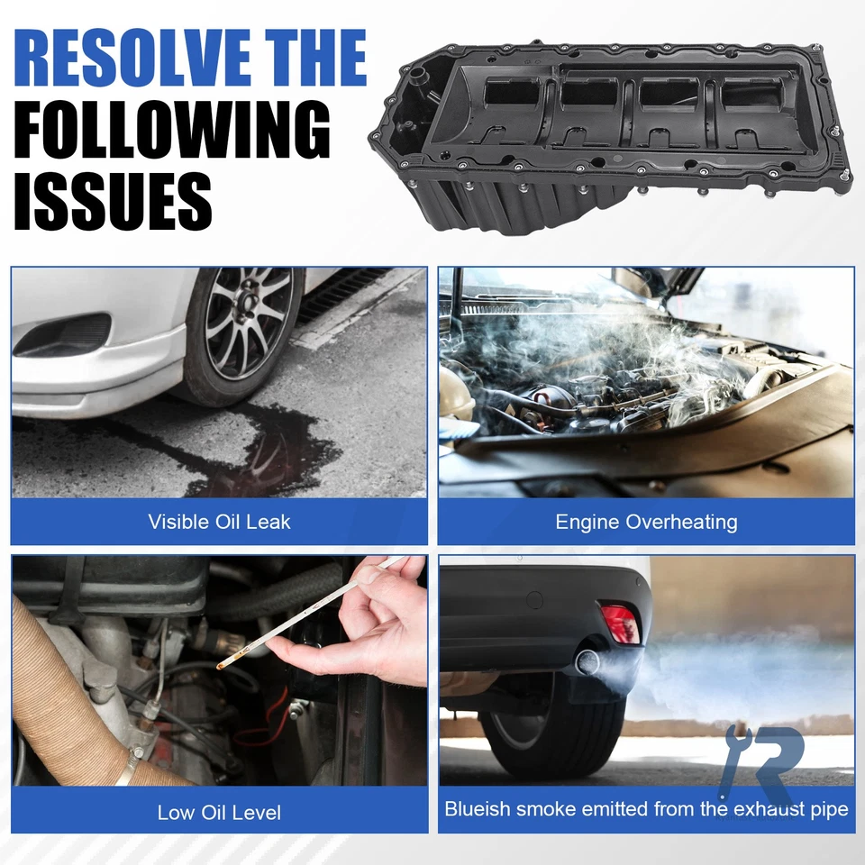 NUEVO cárter de aceite de motor apto para Dodge Durango + Jeep Grand Cherokee 2011-2018 V8 5,7 L Foto 2 de 4