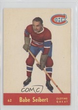 1955-56 Parkhurst Babe Siebert (Name Misspelled as Seibert) #62 HOF 16ez
