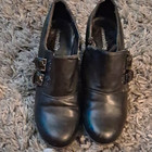 Sole Sensability Women's Black Patent Leather Round Toe Buckle Strap Pumps 7.5 — photo 1