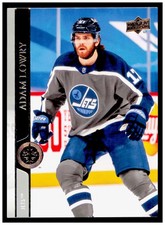 2020-21 Upper Deck Adam Lowry Card Winnipeg Jets #653