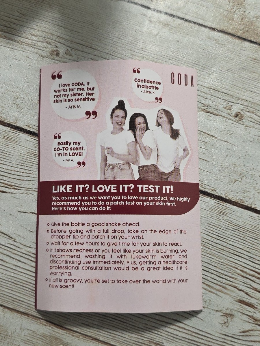 Goda For Her Pheromone Infused Perfume 0.5 fl Vegan Jasmine Peony