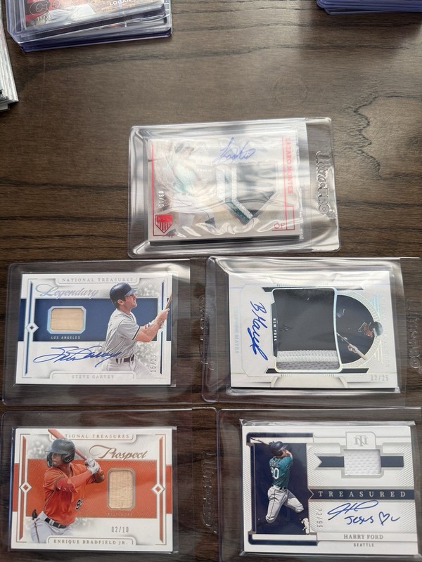 2024 Panini National Treasures Baseball Auto Patch Relic Lot Numbered