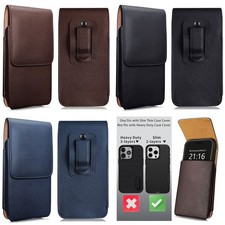 Leather Pouch Case Belt Clip Holster For Samsung Galaxy A05s A15 A25 A35 A55 5G