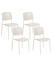 Image of Set of 4 Dining Chairs ASTORIA Beige