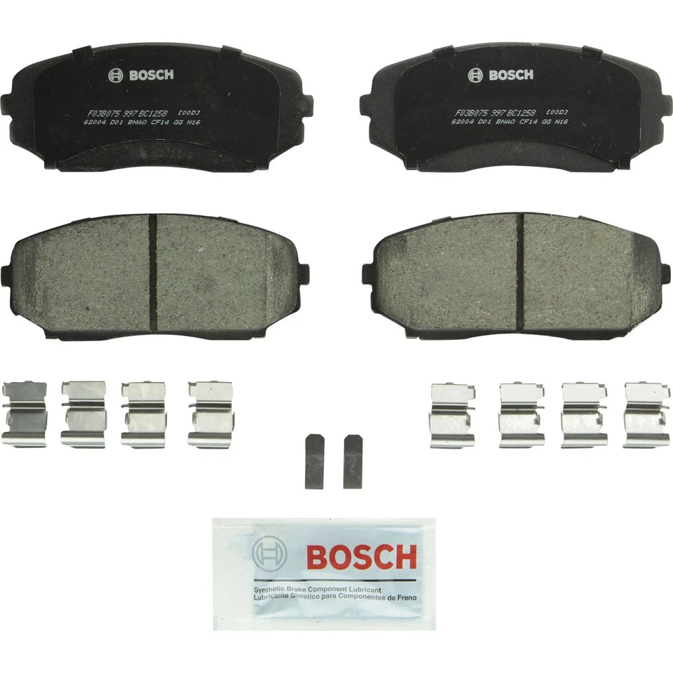 Pastillas de freno Bosch BC1258 Bosch QuietCast para 07-24 CX-5 CX-7 CX-9 Edge MKX Foto 2 de 4