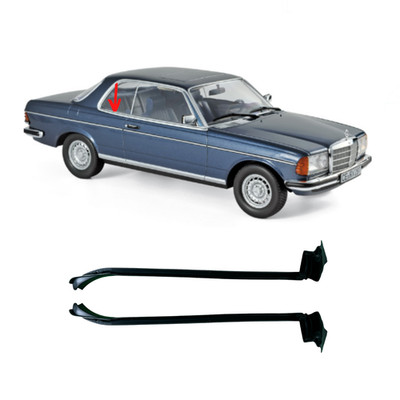 Sealing rails set side window outside for Mercedes Benz W123 Coupe new