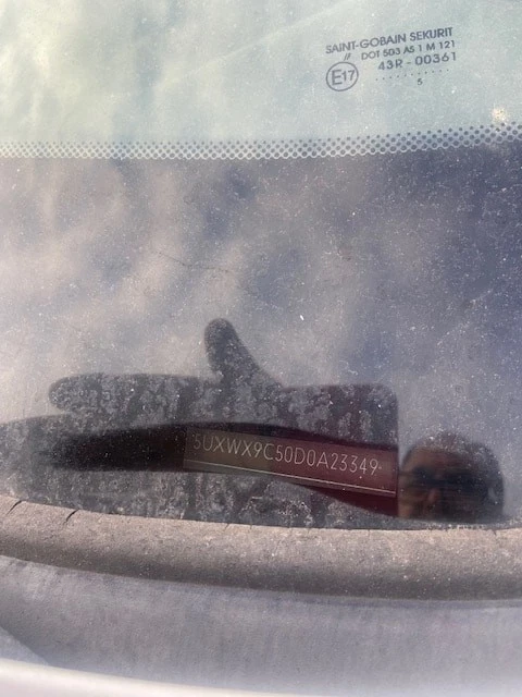 Buen conjunto completo de puerta delantera (derecha) para BMW X3 2013 - autopartes Foto 2 de 4