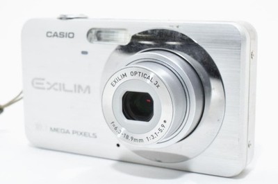 CASIO EXILIM EX-Z80 Compact Digital Camera Silver Tested Condition
