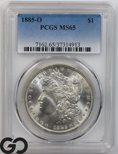 1885-O Morgan Silver Dollar Coin PCGS MS-65 ** Gorgeous For Grade!