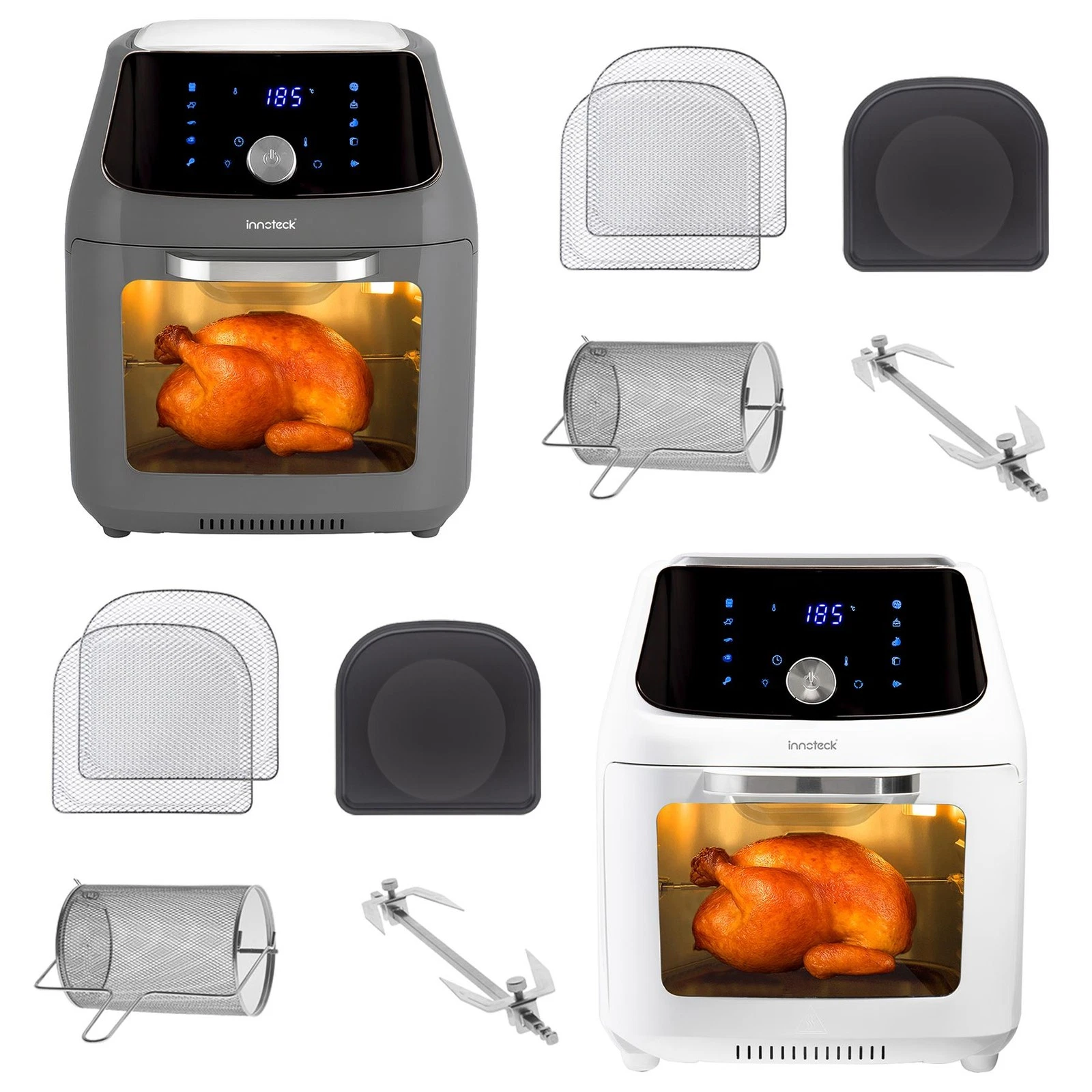 16L Air Fryer Oven Digital Large Air Fryer With Cooking Pre Sets Family Size
Opens in a new window o