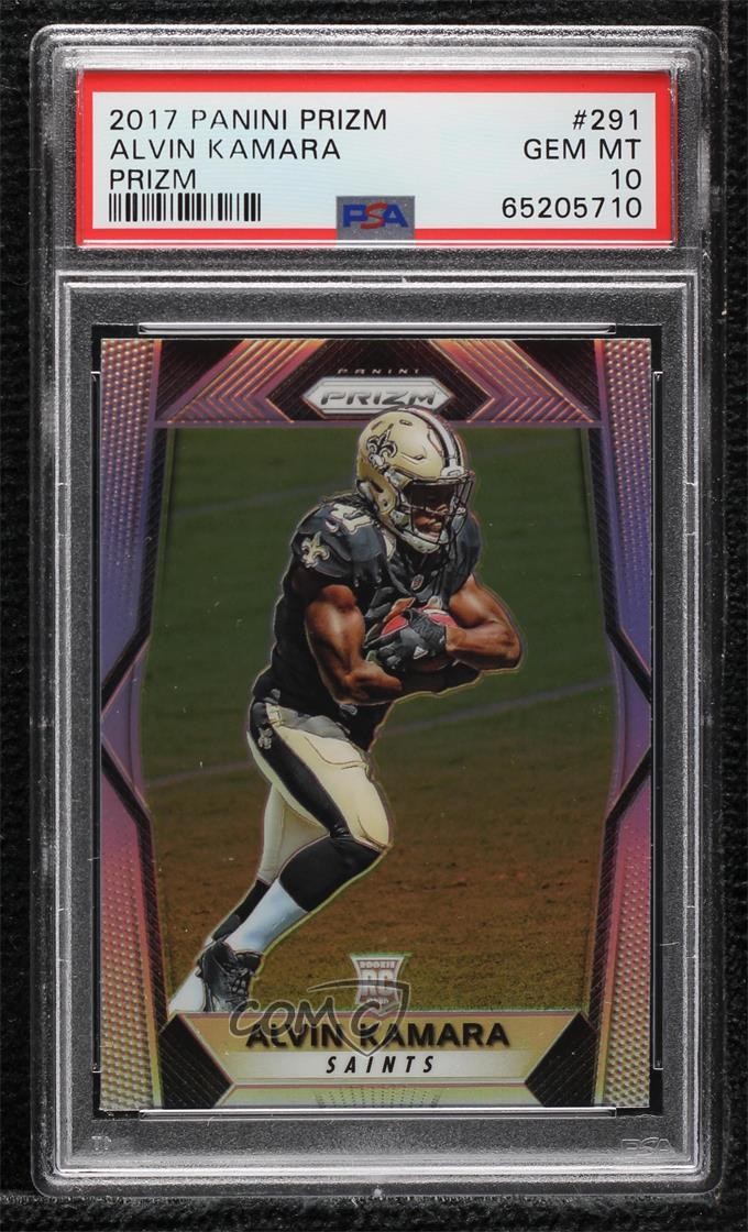 2017 Panini Prizm Rookies Silver Alvin Kamara #291 PSA 10 GEM MT Rookie RC 0mb9