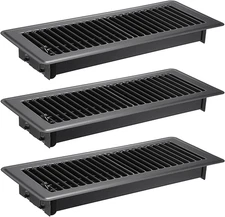 Pack of 3 Floor Vent Covers Metal Floor Register 4 X 12 Inch Heavy Duty Floor Ve
