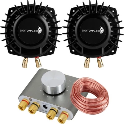 Dayton Audio BST-1/McGrey Bass Shaker Sim-Racing Set Mini Hifi Verstärker Kabel