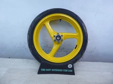 2000 Honda CBR600 F4 H20869) yellow front wheel rim 17in 