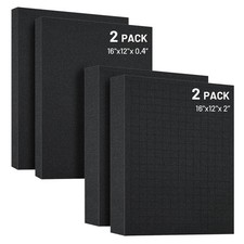 Dual-Thickness Case Foam Insert Kit 4PCS 2PCS 16x12x2"  2PCS 16x12x0.4" - ...