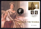 GB - 2001 Queen Victoria Anniversary £5 Coin PNC Cover