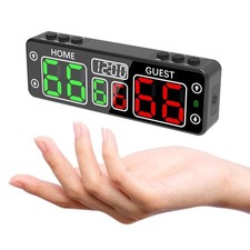 Ousmile Mini Digital Scoreboard - Portable Tabletop for Black