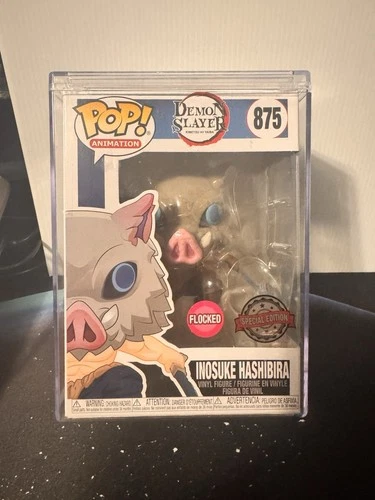 Funko Pop! Demon Slayer:  Inosuke Hashibira #875 (Flocked) - Special Edition