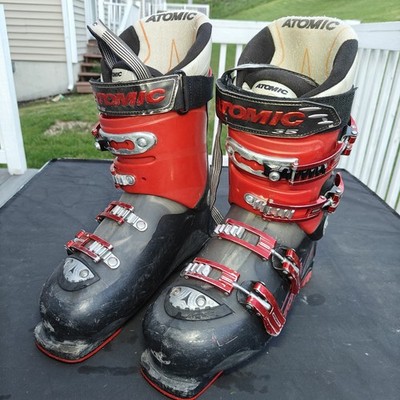 Atomic B Tech Series 80 Beginner Ski Boots Red & Black Men's Sz 9 / 26.5 - 27 M
