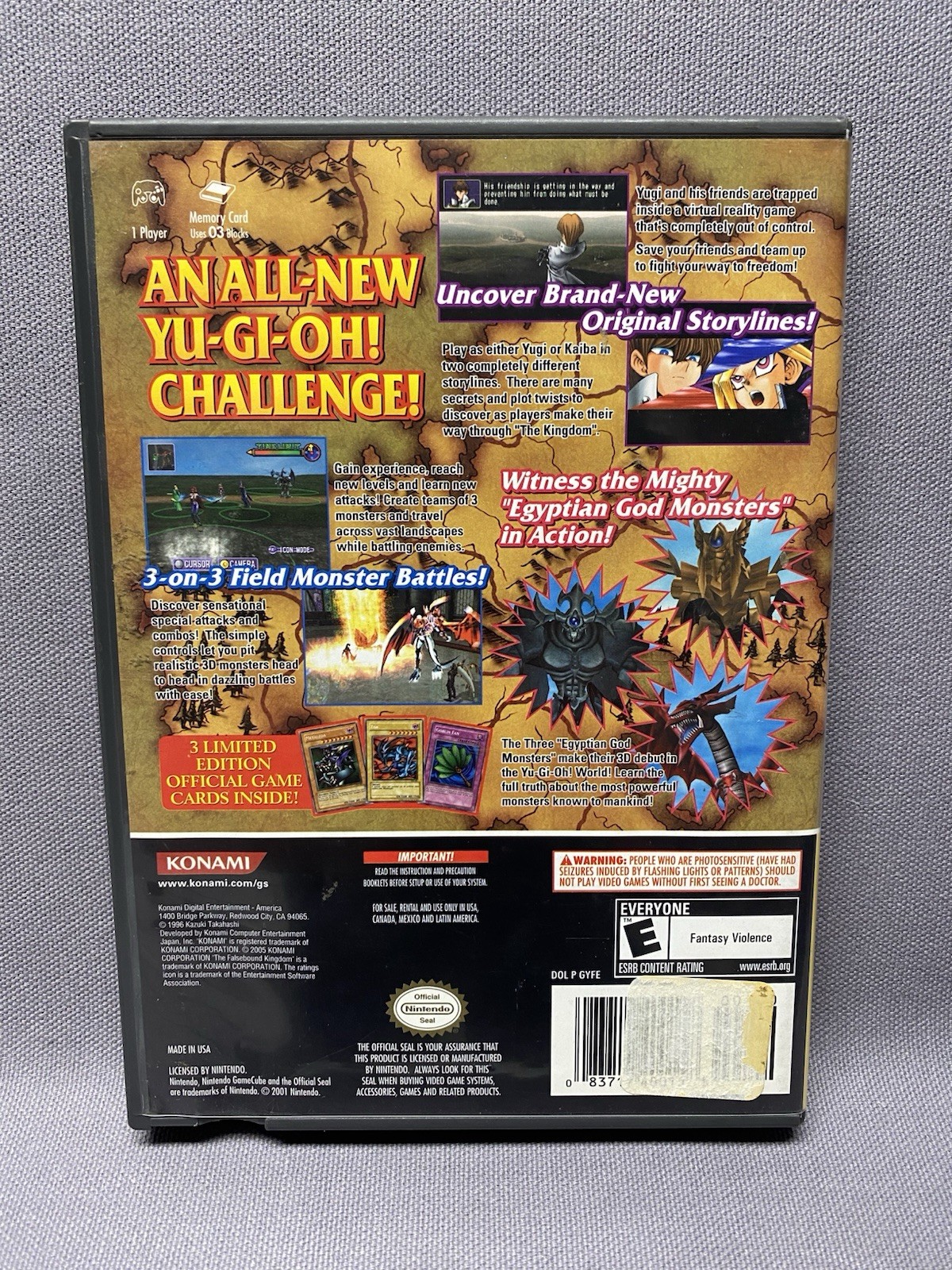 Yu-Gi-Oh The Falsebound Kingdom - Nintendo GameCube (2003)