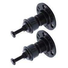  2 Pcs Rust-resistant Brackets Fixed Handrail Stair Hardware Interior