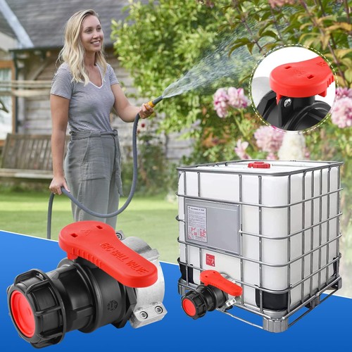 IBC Tote Valve, 75mm IBC Tote Tank Adapter Ball Valve with 2’’ IBC Tote Adapt... - Picture 6 of 6