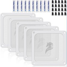 5pcs, Dust Filter 140mm for Computer Cooler Fan/CPU/Routers, 50 Mesh, Magnetic