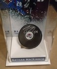 New Nathan Mackinnon Signed Autographed Hockey Puck and Display Fanatics COA — photo 2