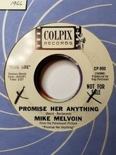 Mike Melvoin, Promise Her Anything ~ 1966 Colpix 45 +sleeve