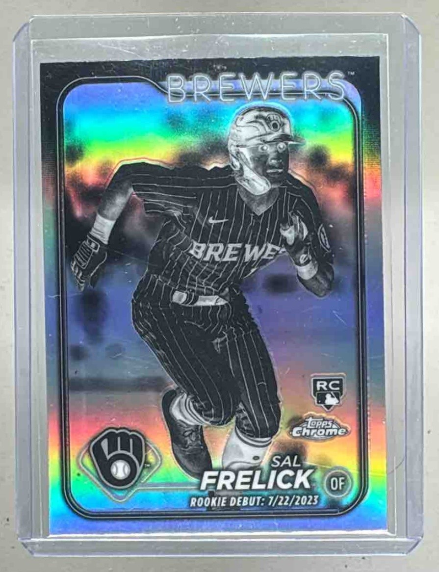 Sal Frelick 2024 Topps Chrome Update #USC61 Negative Refractor Rookie RC