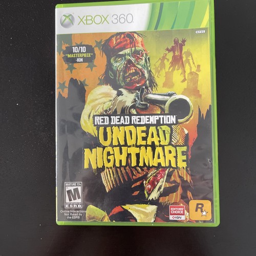 Red Dead Redemption Undead Nightmare Xbox 360 Estuche Manual y Mapa Solo SIN JUEGO - Imagen 2 de 2