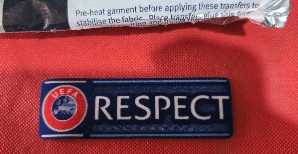 CALCIO 10 PATCH UEFA RESPECT CHAMPIONS LEAGUE SPORTING ID UFFICIALI - Immagine 4 di 4