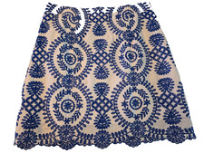 Unbranded blue white embroidery size S Approx. women skirts S174