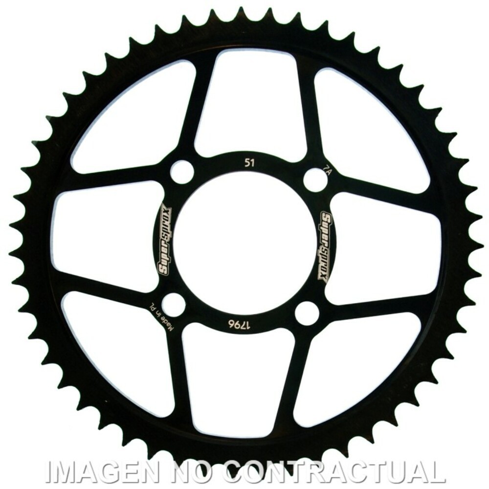 Supersprox Steel Sprocket Suzuki 428 X 51 For Motorcycle Parts Accessories