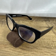 Caddis Eye Appliances The Miklos Black Glasses FRAMES ONLY 52-20-145