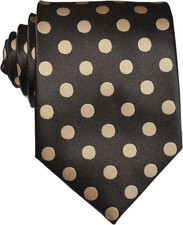 New Classic Men'S Polka Dots Silk Tie Necktie  