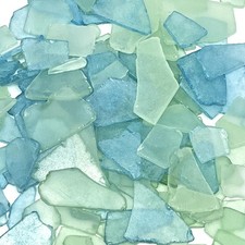 Tumbler Home Sea Glass for Crafts, Decor  Vase Filler, 25oz Coastal Mix