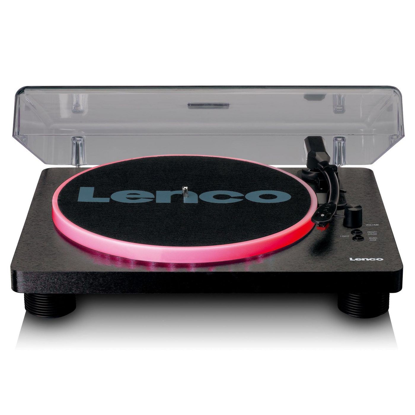 Lenco Plattenspieler - Integrierte Lautsprecher, Auto-Stop, Usb-Codierung, Led-Beleuchtung - Ls-50Ledbk - Schwarz 8711902066996 - Image 3