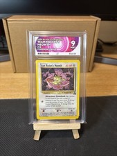 Team Rockets Meowth Ace 9  Black Star Promo 2000 Pokémon League Card English