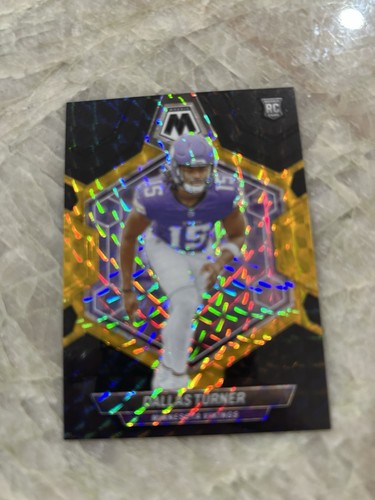 2024 Panini Mosaic Dallas Turner #317 Black And Gold /8
