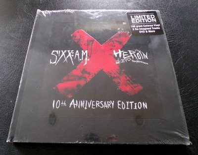 SIXX:A.M. Heroin Diaries 10th Anniversary Ed. SEALED LOW NUMBER (#0010) w/DVD
