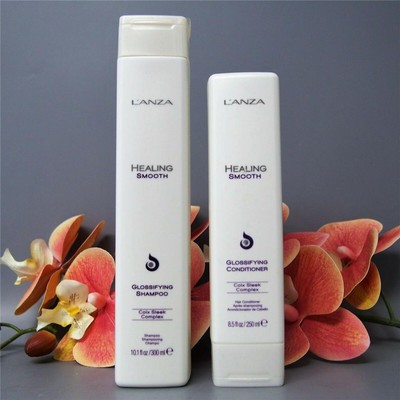DUO Lanza Healing SMOOTH Glossifying Shampoo 10.1oz & Conditioner 8.5oz