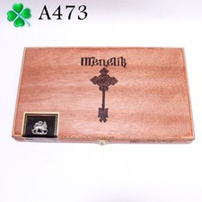 Menelik | 4 1/2 x 52 Wood Cigar Box Empty - 10.5" x 6" x 1.25" A473