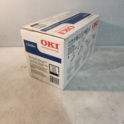 OKIDATA 42126661 C3200N Toner Nero Con Tamburo Originale Nuovo Sigillato Boxato Spedizione Gratuita - Foto 3 di 4
