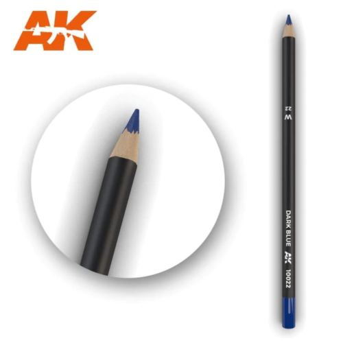 AK Interactive Watercolour Pencil Dark Blue, #AK10022 - 第 1/1 張圖片