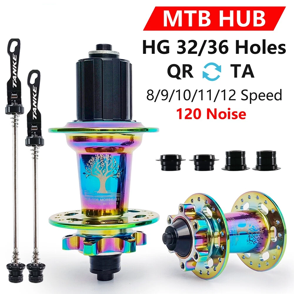 MTB Hub 32 36 Holes Quick Release Thru axle Disc Card Brake