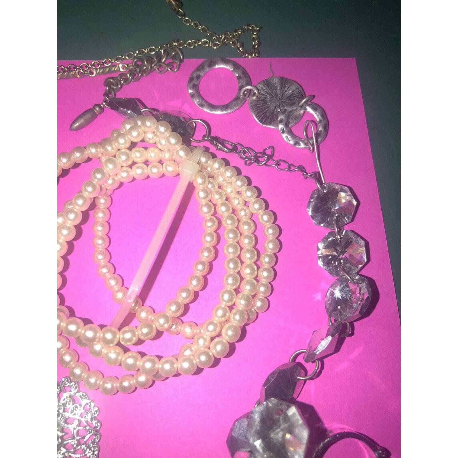 Costume Jewelry in Glass Jar Mixed Lot Wearable or Crafts Vintage eBay