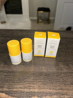 2 Drunk Elephant Lippe Balm with Shea Butter & Peptides - Full Size - Free Ship