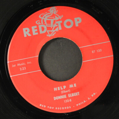 DONNIE ELBERT: help me / someday RED TOP 7